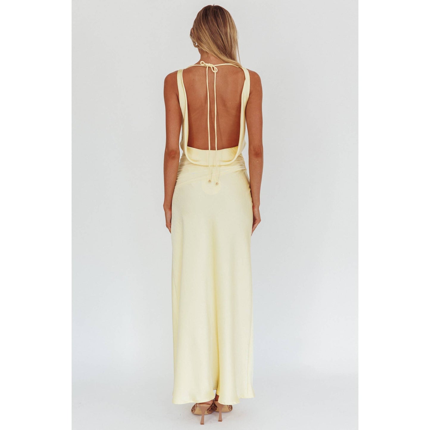 Butter Satin Maxi Dress