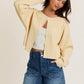 Round Neck Sweater Cardigan