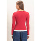 Layered Effect Long Sleeve Top
