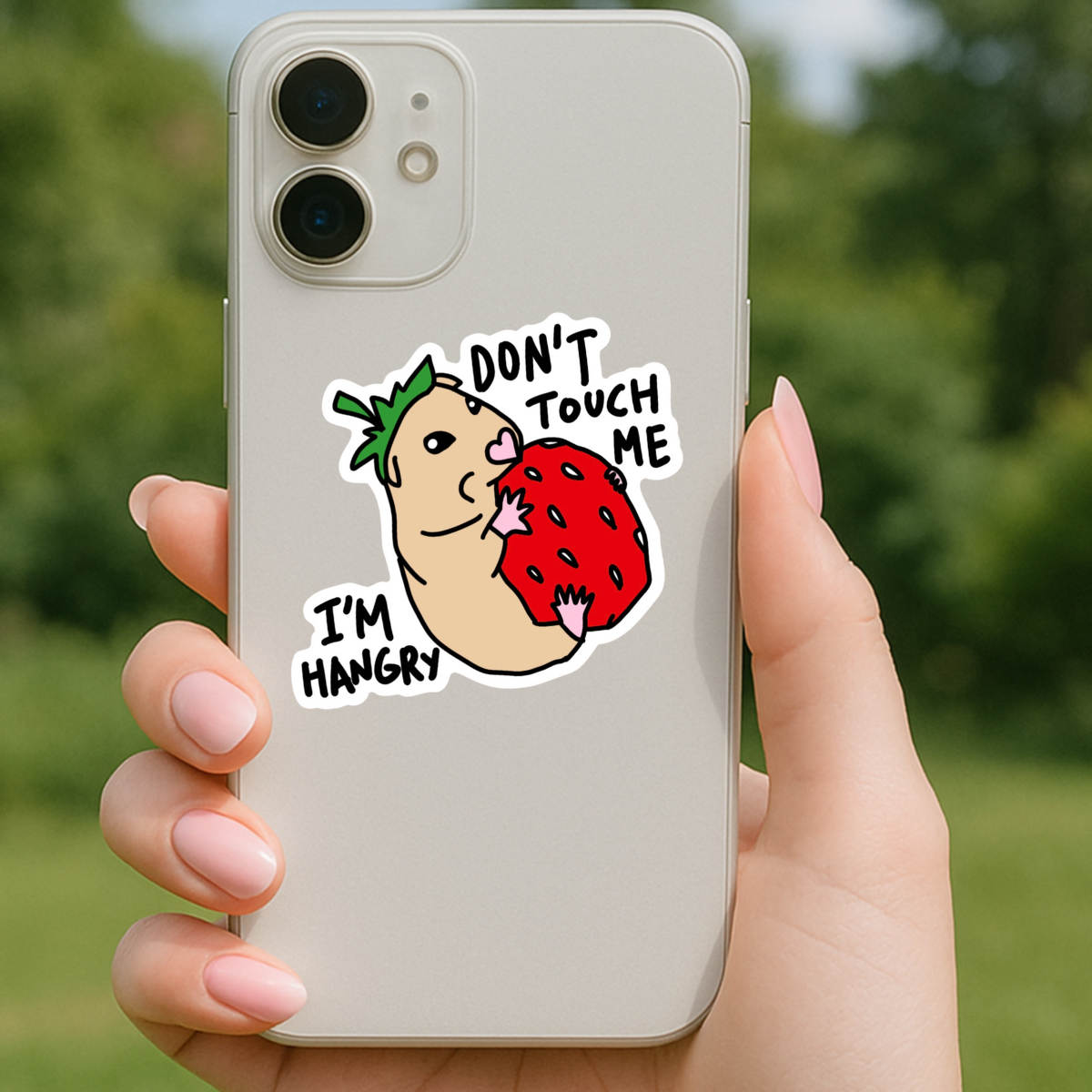 Don’t Touch Me I’m Hangry Sticker