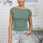 Boat Neck Top