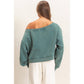 Off The Shoulder Sweatshirt