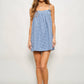 KARA GINGHAM MINI DRESS