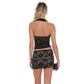 Lace Halter Top in Black