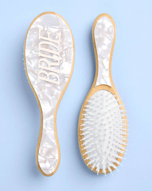 Bride Hair Brush | bachelorette gift , bridal shower