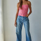Knit Modal Nylon Spandex Seamless Jacquard Tube Top