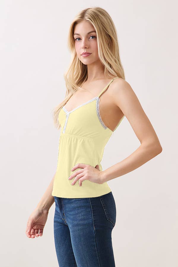 BabyDoll Lace Trimmed Cami