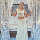 Cream Cottage maxi Skirt