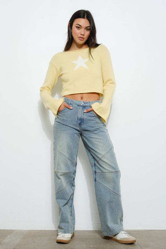 Star Knit Top