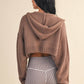 Kat Knit Zip Up Hoodie Sweater