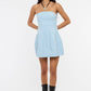Solid Straight Tube Mini Dress