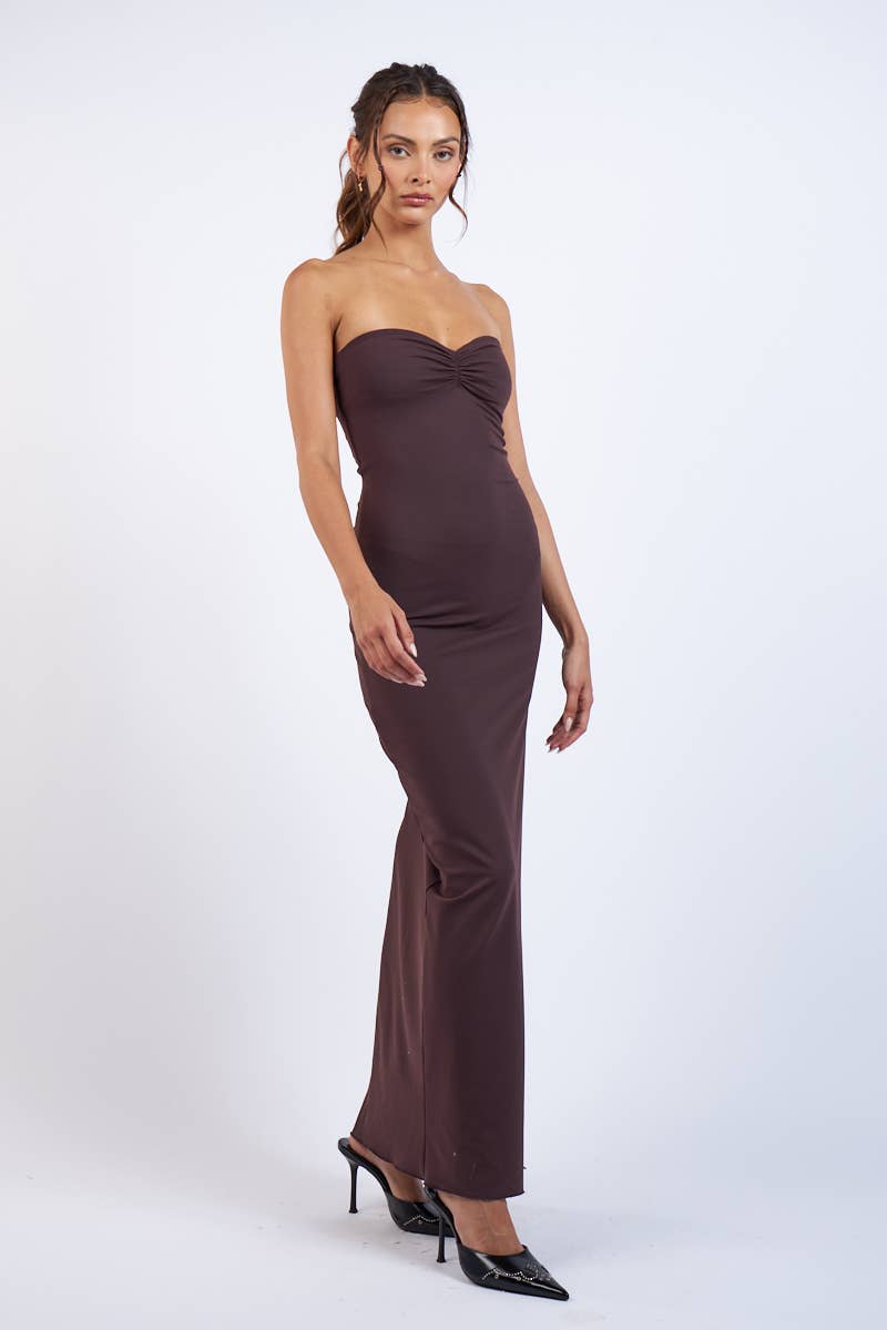 Slim Fit Slit Maxi Dress