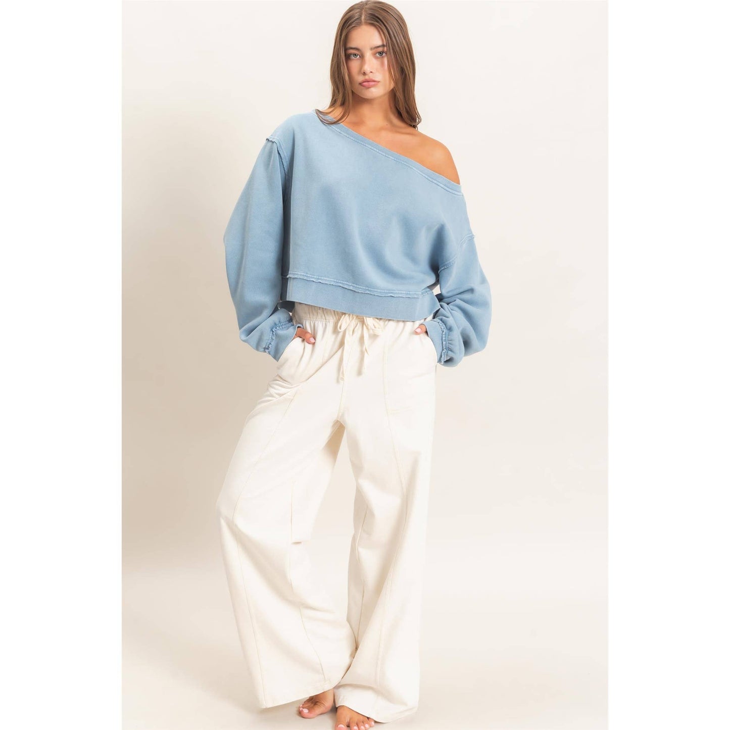 Off The Shoulder Sweatshirt