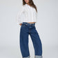 Collared White Button Up