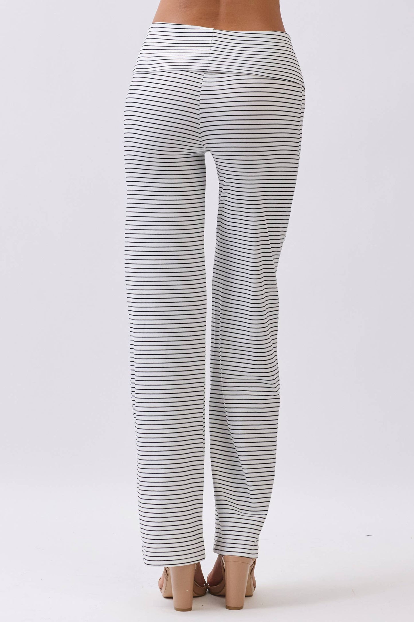 Striped Straight Leg Bottoms
