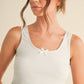 Pointelle Lounge Tank