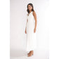 EYELIT HALTER MIDI DRESS