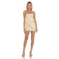 Tulip Mesh Strapless Skirt