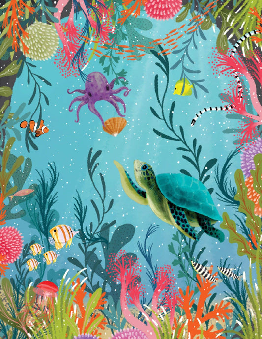 Sea Life Friends Birthday Card