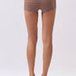 Stripe Foldover Shorts
