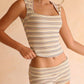 Candy Stripe Mini Shorts