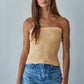 Knit Modal Nylon Spandex Seamless Jacquard Tube Top