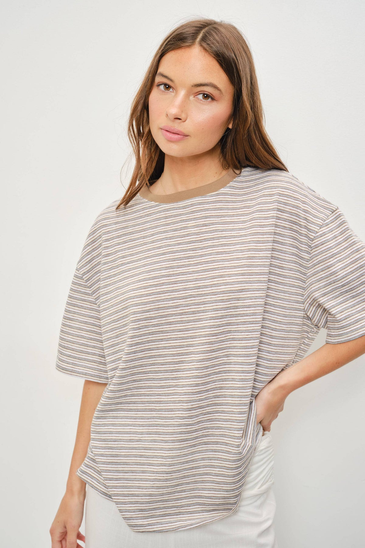 PIA STRIPED TEE