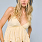 Sweetheart Ruffle Neck Sleeve Too