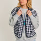 Drop Shoulder High Collared Quilt Vest