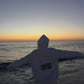 Pearl Grey Van Star Embroider Hoodie