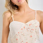 Floral Print Lace Mini Dress