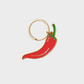 Chili Pepper Enamel Keychain Bag Charm