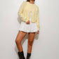 Yellow basic Cardigan