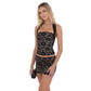 Lace Halter Top in Black