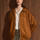 OVERSIZED SUEDE BOMBER JACKET