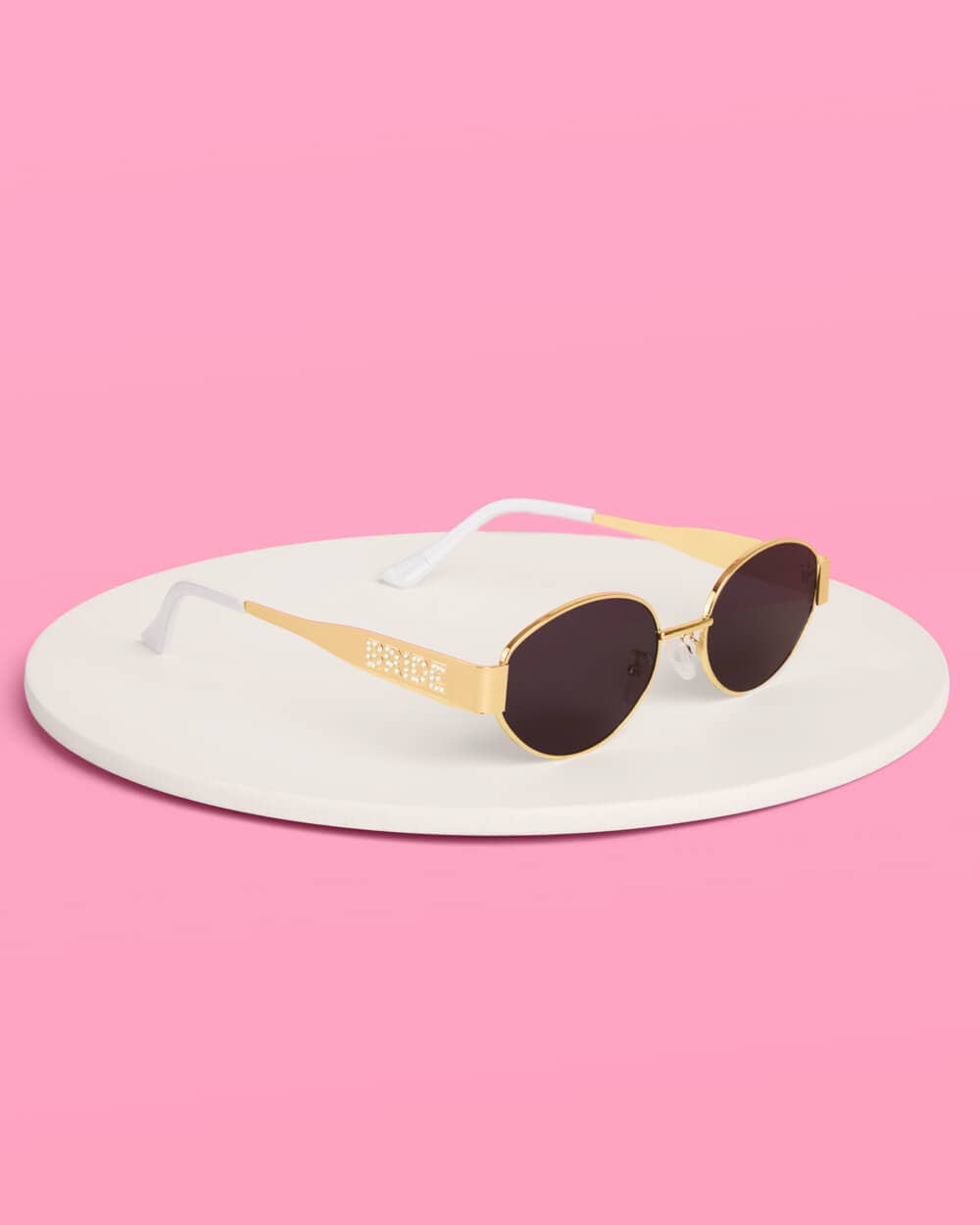 Golden Bride Sunnies - pearl embossed sunglasses, bride accessories, bachelorette