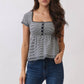 Stripe Babydoll Top