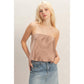 Satin Strapless Tube Top