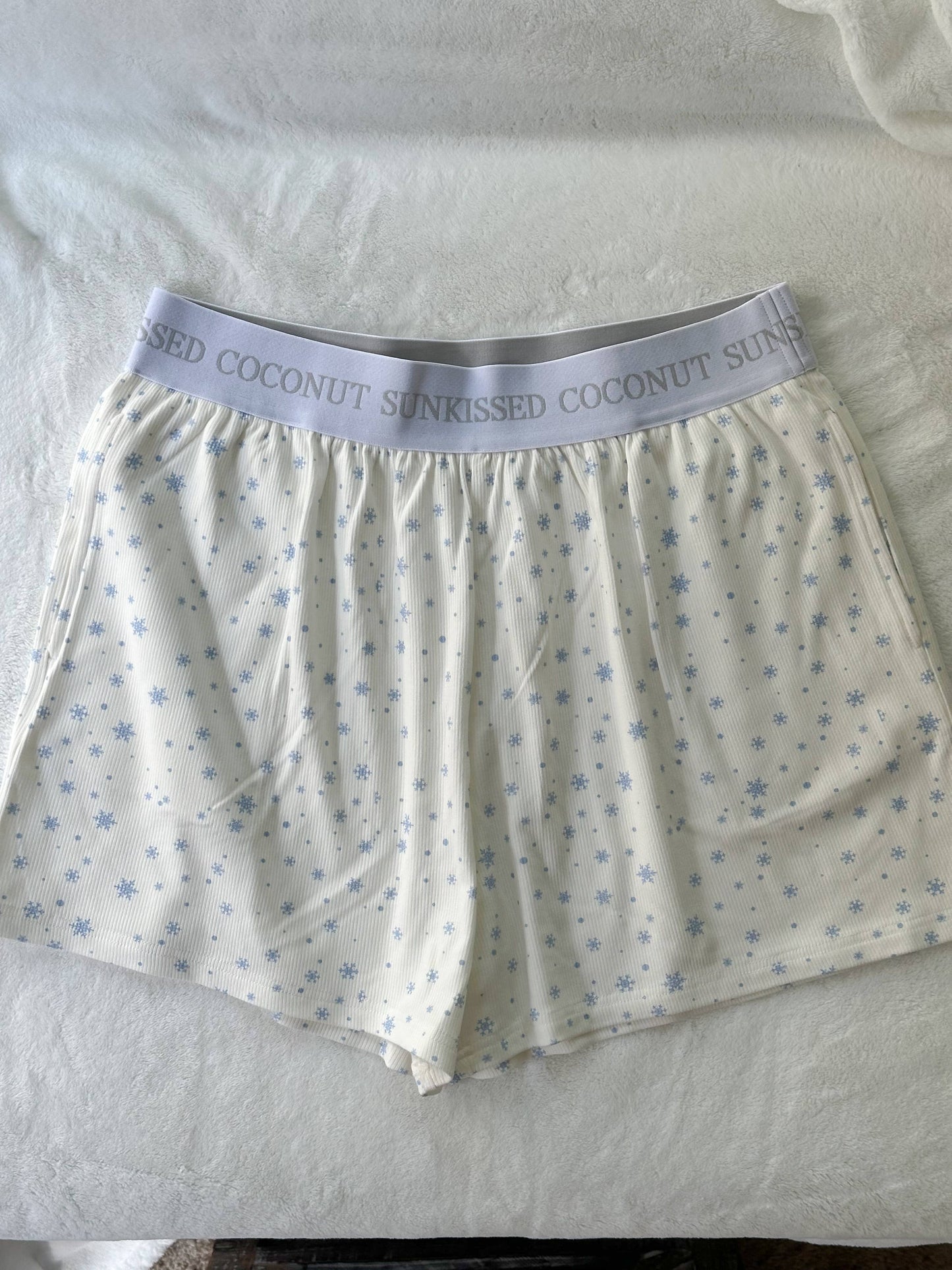 Snowflake PJ Shorts