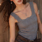 Lace Textured Square Top