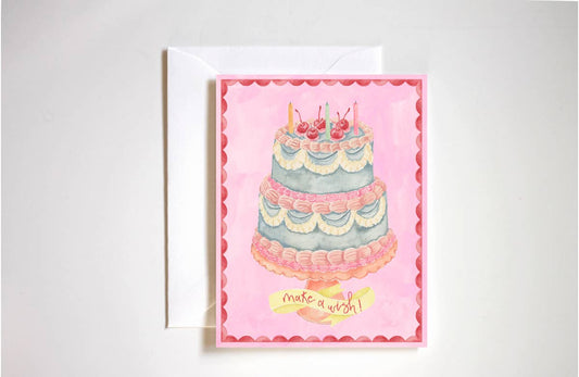 Make A Wish Birthday Card