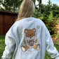 Teddy Bear Embroider Sweatshirt