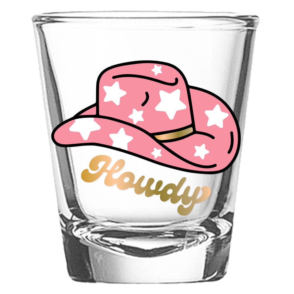 Howdy Shot Glass