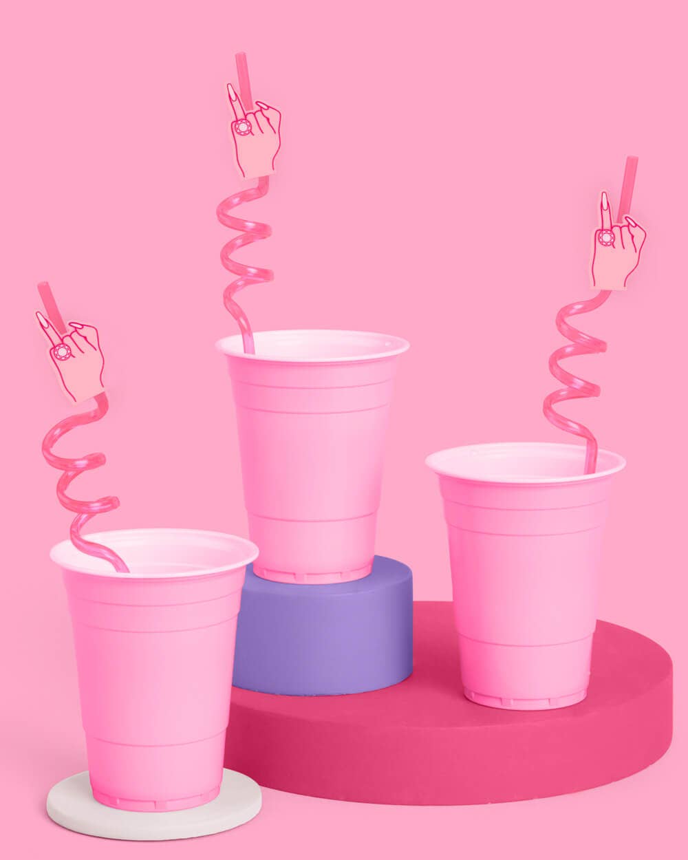 Bling Ring Straws