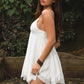 Amber Frayed Hemline Baby Doll Dress