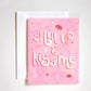 Shut up and kiss me love card