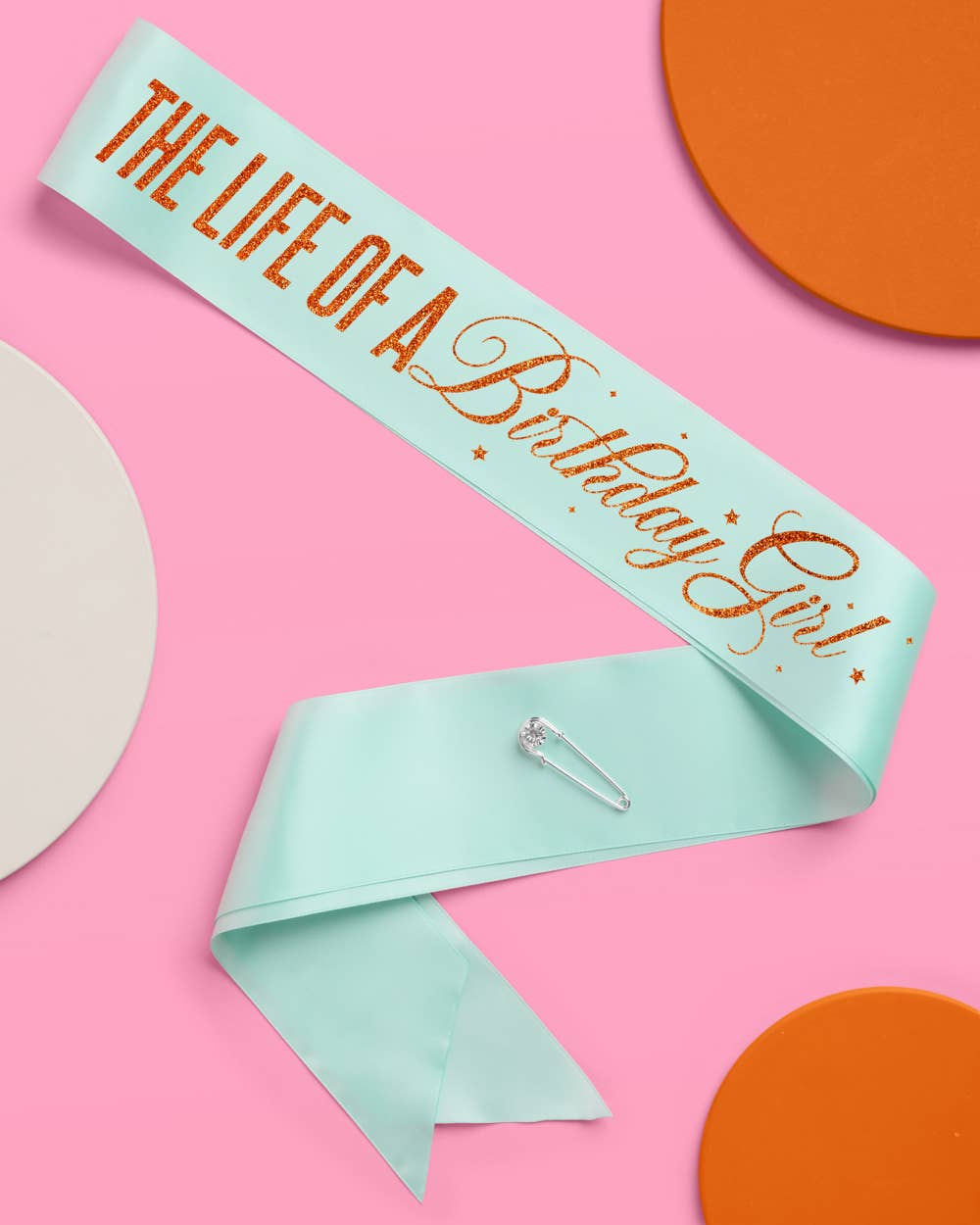 Life of A Birthday Girl Sash | birthday, teal