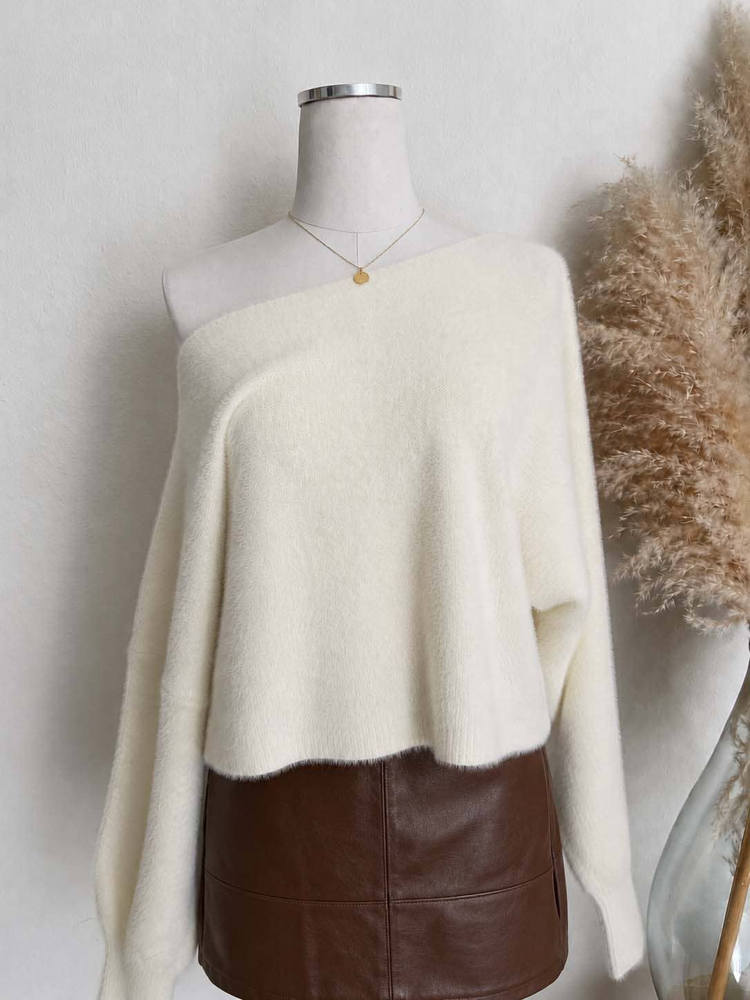 Jade off the shoulder sweater
