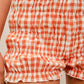 AINSLEY SMOCKED GINGHAM SHORTS