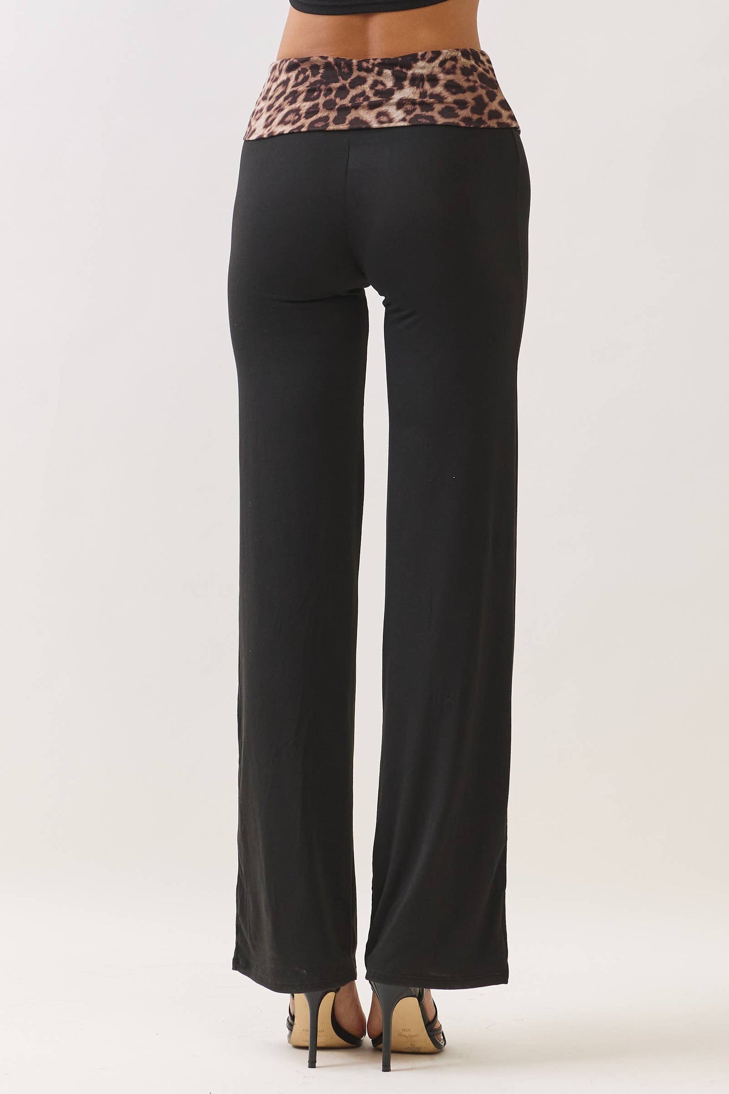 Straight Leg Fold Over Pants